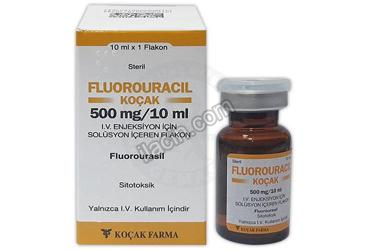 FLUOROURACIL-KOCAK 500 MG/10 ML IV ENJEKSIYON ICIN SOLUSYON ICEREN FLAKON görseli