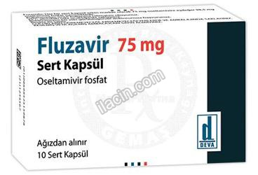 FLUZAVIR 75 MG SERT KAPSUL (10 KAPSUL) görseli