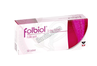 FOLBIOL 5 MG 50 TABLET görseli