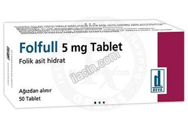 FOLFULL 5 MG TABLET (50 TABLET) görseli
