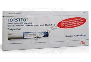 FORSTEO 20 MCG/80 MCL KULLANIMA HAZIR DOLU ENJ. KALEMI ICINDE COZELTI 2,4 ML görseli