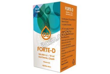 FORTE-D 150.000 IU/10 ML ORAL DAMLA, COZELTI (1 ADET) görseli