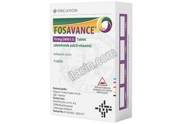 FOSAVANCE 70 MG/2800 IU 4 TABLET görseli