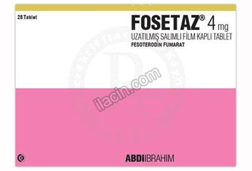 FOSETAZ 4 MG UZATILMIS SALIMLI FILM KAPLI TABLET (28 TABLET) görseli