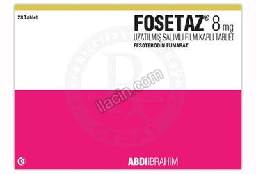 FOSETAZ 8 MG UZATILMIS SALIMLI FILM KAPLI TABLET (28 TABLET) görseli