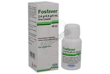 FOSFAVER 2,4 G + 0,9 G/ 5 ML ORAL COZELTI görseli