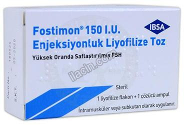 FOSTIMON 150 IU IM/SC ENJ. ICIN LIYOFILIZE TOZ ICEREN 1 FLAKON görseli