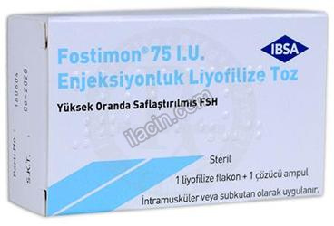 FOSTIMON 75 IU IM/SC ENJ. ICIN LIYOFILIZE TOZ ICEREN 1 FLAKON görseli