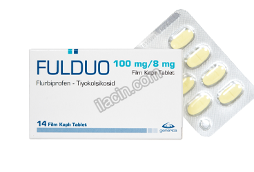 FULDUO 100MG/8MG 14 FILM KAPLI TABLET görseli