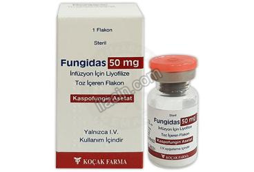 FUNGIDAS 50 MG INFUZYON ICIN LIYOFILIZE TOZ 1 FLAKON görseli