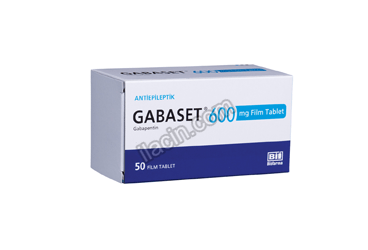 GABASET 600 MG 50 FILM KAPLI TABLET görseli