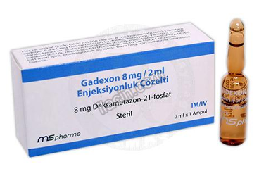 GADEXON 8 MG/2 ML IM/IV ENJ. COZ. ICEREN AMPUL görseli