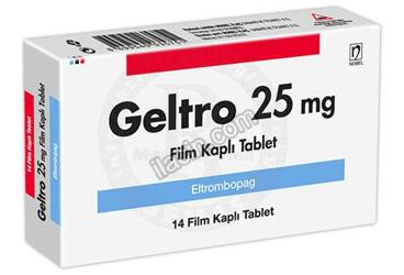 GELTRO 25 MG FILM KAPLI TABLET (14 FILM KAPLI TABLET) görseli