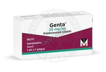 GENTA 20 MG 1 AMPUL görseli