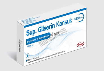 GLISERIN-KANSUK B 3300 MG 6 SUP. görseli