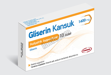 GLISERIN-KANSUK K 1400 MG 10 SUP. görseli