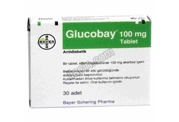 GLUCOBAY 100 MG 30 TABLET görseli