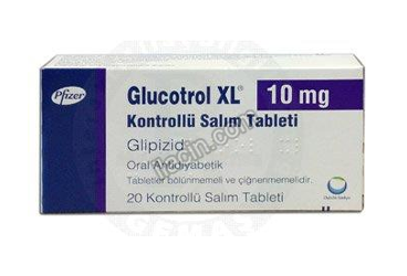 GLUCOTROL-XL 10 MG 20 TABLET görseli
