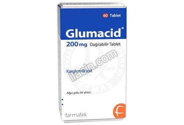 GLUMACID 200 MG DAGILABILIR TABLET (60 TABLET) görseli