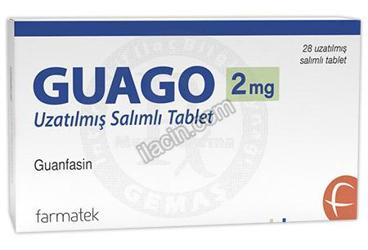 GUAGO 2 MG UZATILMIS SALIMLI TABLET (28 TABLET) görseli
