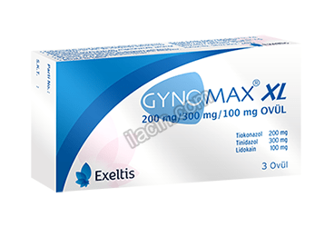 GYNOMAX XL 200 MG/ 300 MG/ 100 MG 3 VAJINAL OVUL görseli