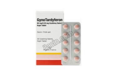GYNOTARDYFERON 80 MG/0,35 MG UZATILMIS SALIMLI KAPLI TABLET görseli