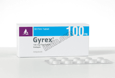 GYREX 100 MG FILM KAPLI TABLET (30 FILM KAPLI  TABLET) görseli