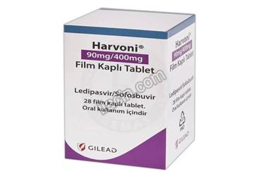 HARVONI 90 MG/400 MG 28 FILM KAPLI TABLET görseli