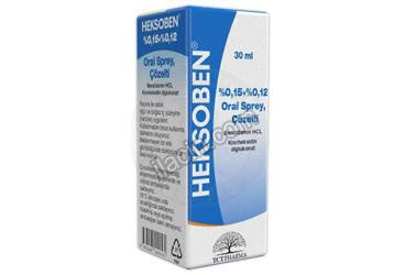 HEKSOBEN %0,15/0,12 ORAL SPREY, COZELTI (30 ML) görseli
