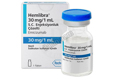 HEMLIBRA 30 MG/ 1 ML SC ENJEKSIYONLUK COZELTI görseli