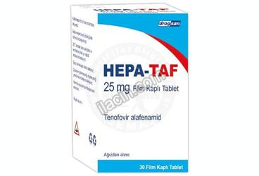 HEPA-TAF 25 MG FiLM KAPLI TABLET görseli