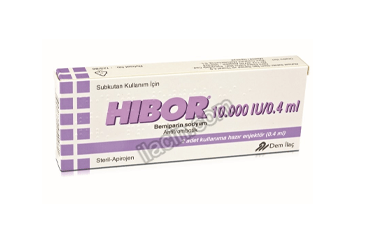 HIBOR 10000 IU/0,4 ML KULLANIMA HAZIR 2 ENJEKTOR görseli
