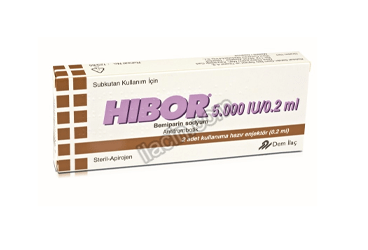 HIBOR 5000 IU/0,2 ML KULLANIMA HAZIR 2 ENJEKTOR görseli