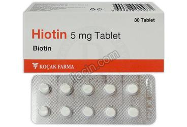 HIOTIN 5 MG 30 TABLET görseli