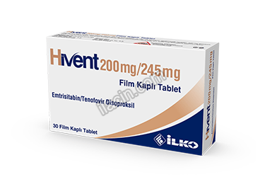 HIVENT 200 MG/245 MG 30 FİLM KAPLI TABLET görseli