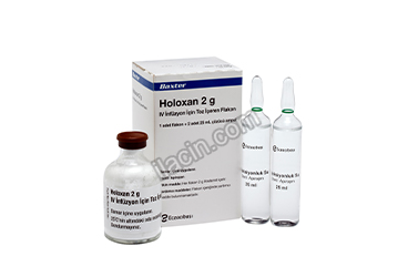 HOLOXAN  2 G IV INFUZYONLUK COZELTI TOZU ICEREN FLAKON görseli
