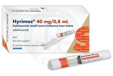 HYRIMOZ 40 MG/0.8 ML ENJEKSIYONLUK COZELTI
ICEREN KULLANIMA HAZIR KALEM (2 ADET) görseli