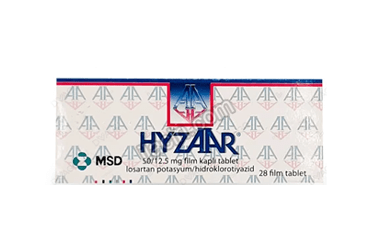 HYZAAR 50/12,5 MG 28 TABLET görseli