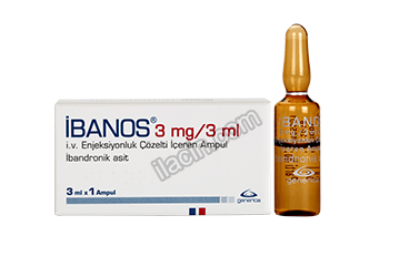 IBANOS 3 MG/3 ML IV ENJEKSIYONLUK COZELTI görseli