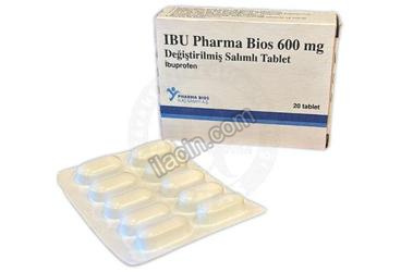 IBU PHARMA BIOS 600 MG DEGISTIRILMIS SALIMLI TABLET (20 TABLET) görseli