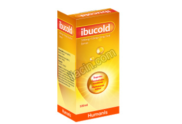 IBUCOLD 100 MG + 15 MG + 1 MG/5 ML SURUP görseli