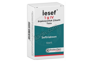 IESEF 1 G IV ENJEKSIYONLUK COZELTI TOZU görseli