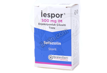 IESPOR 500 MG IM ENJEKSIYONLUK COZELTI TOZU görseli