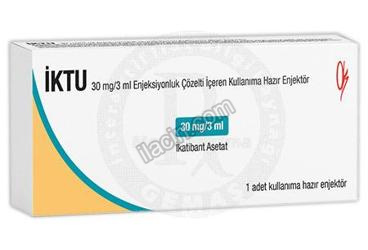 IKTU 30MG/3ML COZELTI ICEREN KULLANIMA HAZIR ENJEKTOR görseli