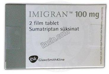IMIGRAN 100 MG 2 TABLET görseli