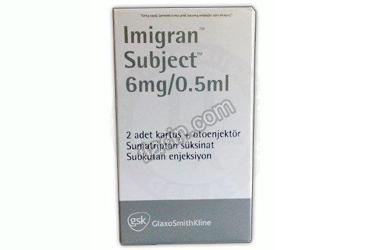 IMIGRAN SUBJECT 6MG/0,5MG 2 KARTUS + OTOENJEKTOR görseli