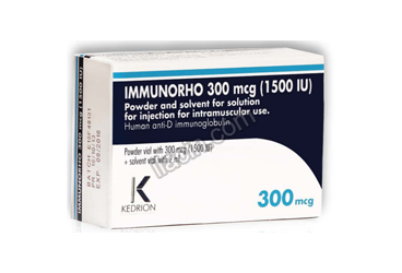 IMMUNORHO 300 MIKROGRAM (1500 IU) / 2 ML IM ENJEKSIYON ICIN LIYOFILIZE TOZ ICEREN FLAKON görseli