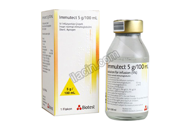 IMMUTECT 5 G/100 ML IV INFUZYONLUK COZELTI (1 FLAKON) görseli
