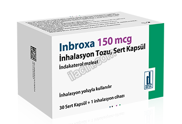 INBROXA 150 MCG INHALASYON TOZU, SERT KAPSUL (30 KAPSUL) görseli