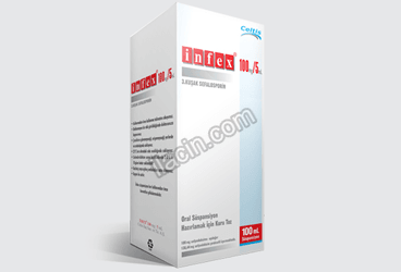 INFEX 100 MG/5 ML ORAL SUSPANSIYON HAZIRLAMAK ICIN KURU TOZ 100 ML görseli